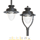 LUMINAIRE WELL MANAR A LED 60W NOIR