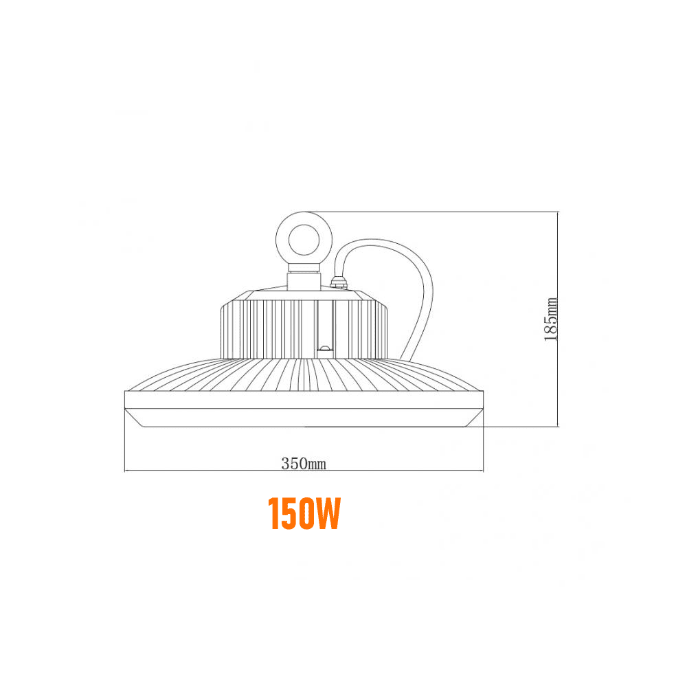 ARMATURE LED WELL 150W-200W 6500K 50000H