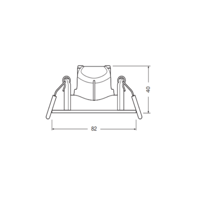 SPOT LEDVANCE 6.5W 830/865 3