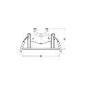 SPOT LEDVANCE 6.5W 830/865 3