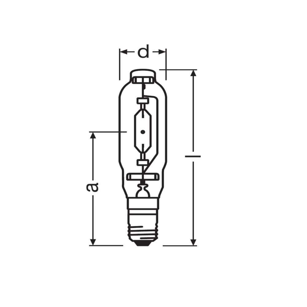 LAMPE IOM OSRAM 1000W HQI-T E40 872