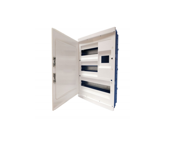 COFFRET MODULAIRE + DISJONCTEUR ENCASTRE PORTE FUMEE 304x300x114	