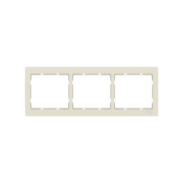 PLAQUE TRIPLE HORIZONTALE JADE BLANC P6330A