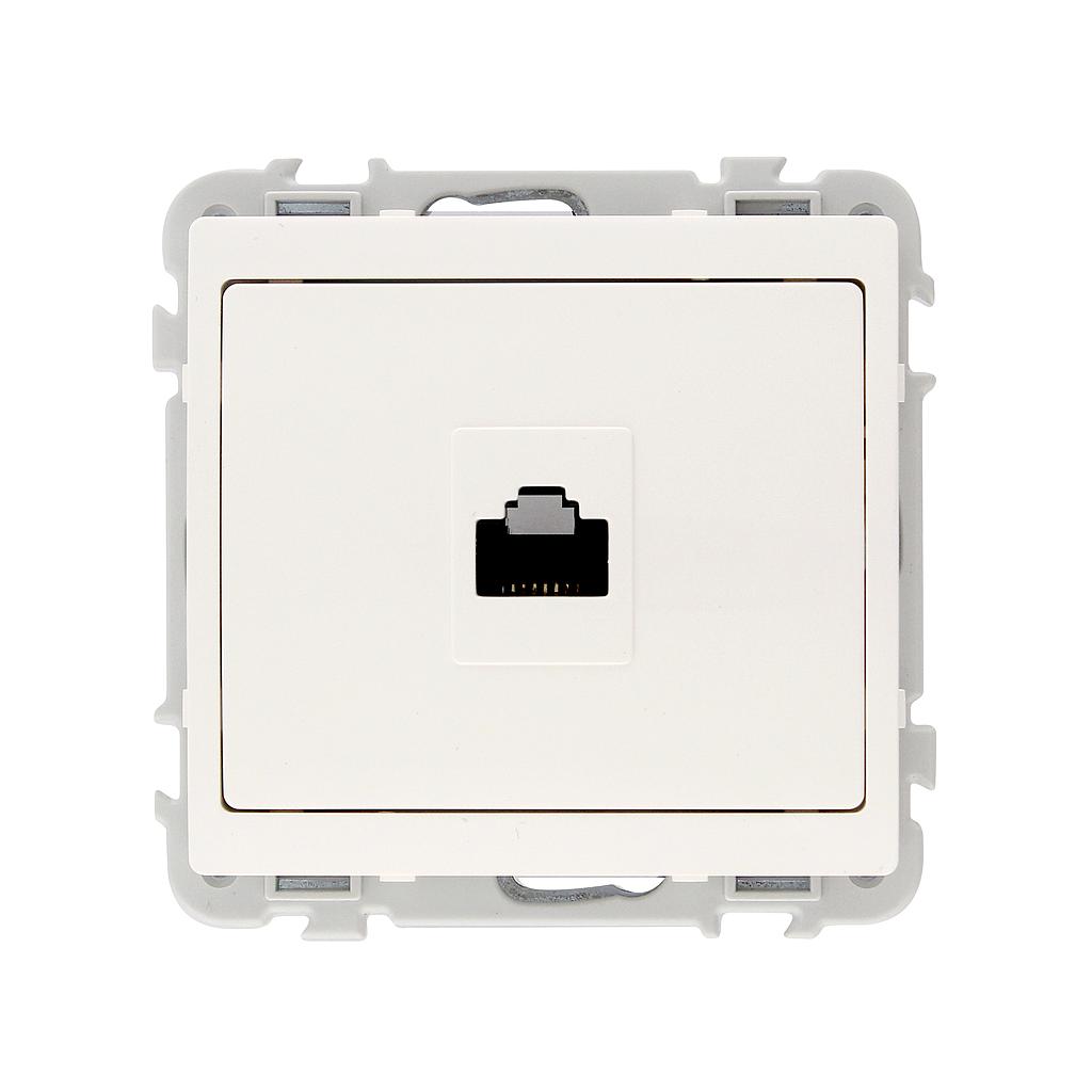 PRISE INFO RJ45 CAT6 UTP JADE BLANC M4559/8A