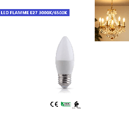 LAMPE LED FLAMME WELL 6W E27 6500K FILAMENT DÉPOLIE