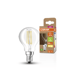 LAMPE LED OSRAM SPHÉRIQUE 4W E14 2700K CLAIRE